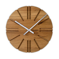 Dubové drevené hodiny Atelier VLAHA VCT1151 33 cm